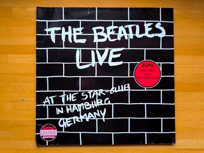 LP, The Beatles, Live At The Star-Club In Hamburg Germany, dobbelt LP udgivet i 1982.
Genre: Rock & 