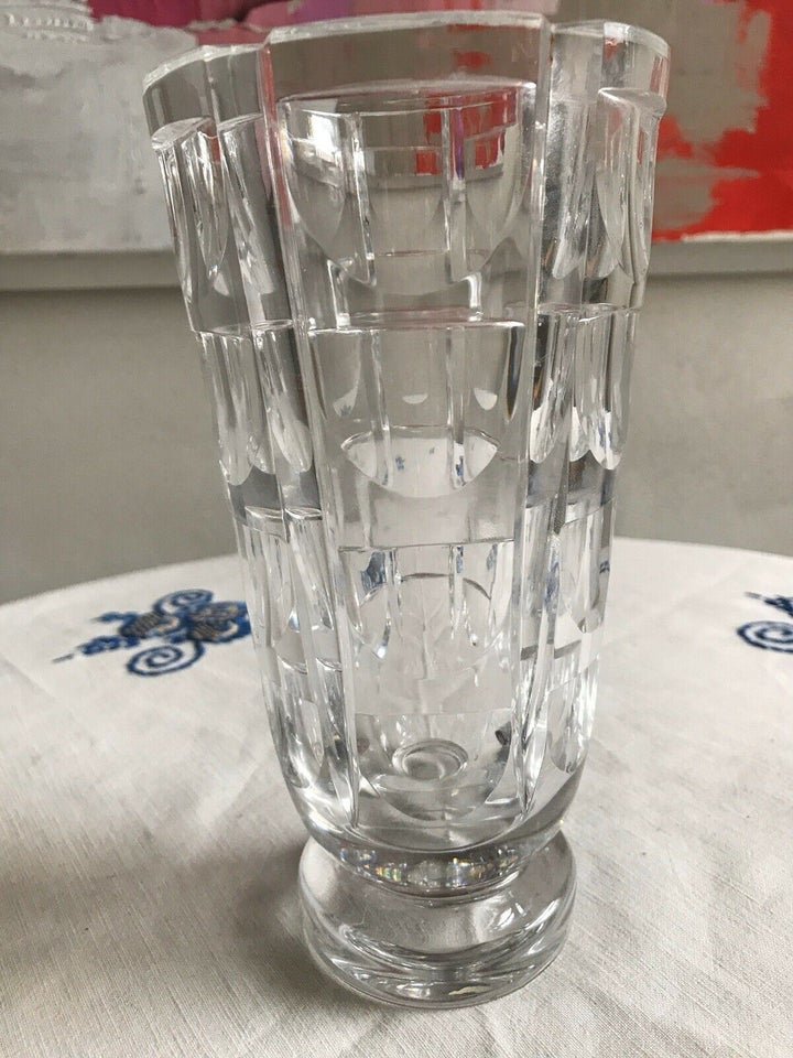 Glas, Krystalvase , Ukendt fra 1960 erne