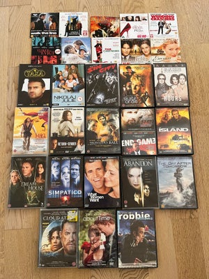 Forskellige , instruktør Forskellige , DVD, action, Sælger alle disse DVD film, de er som nye, dem p