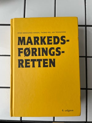 Markedsføringsretten , Peter Møgelvang-Hansen, år 2022, 4 udgave