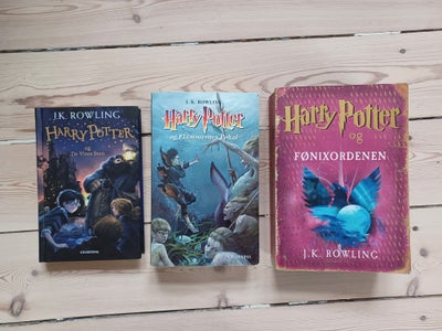 Harry Potter, J. K. Rowling, genre: fantasy, Harry Potter 1, 4 og 5 sælges!

Harry Potter og de vise