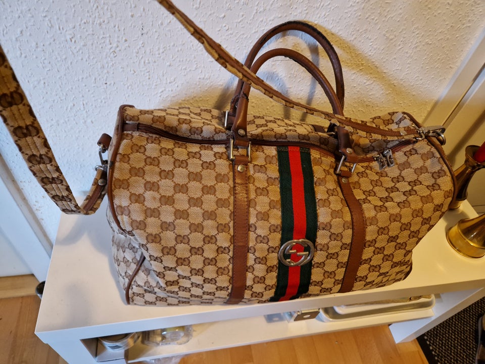 Rejsetaske, Designe som Gucci , b: 45 l: 30 h: 25