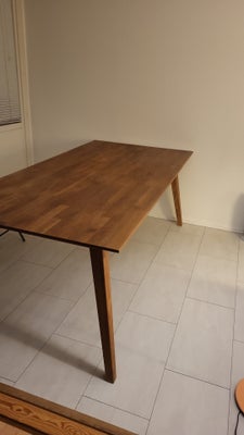 Spisebord, Ægetræ , ILVA , b: 220 l: 95, massiv olieret ægetræ. Super fin stand. 
Nypris: 14.300 kr.