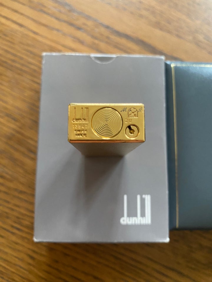 Cigartilbehør, Dunhill lighter Gold plated barly