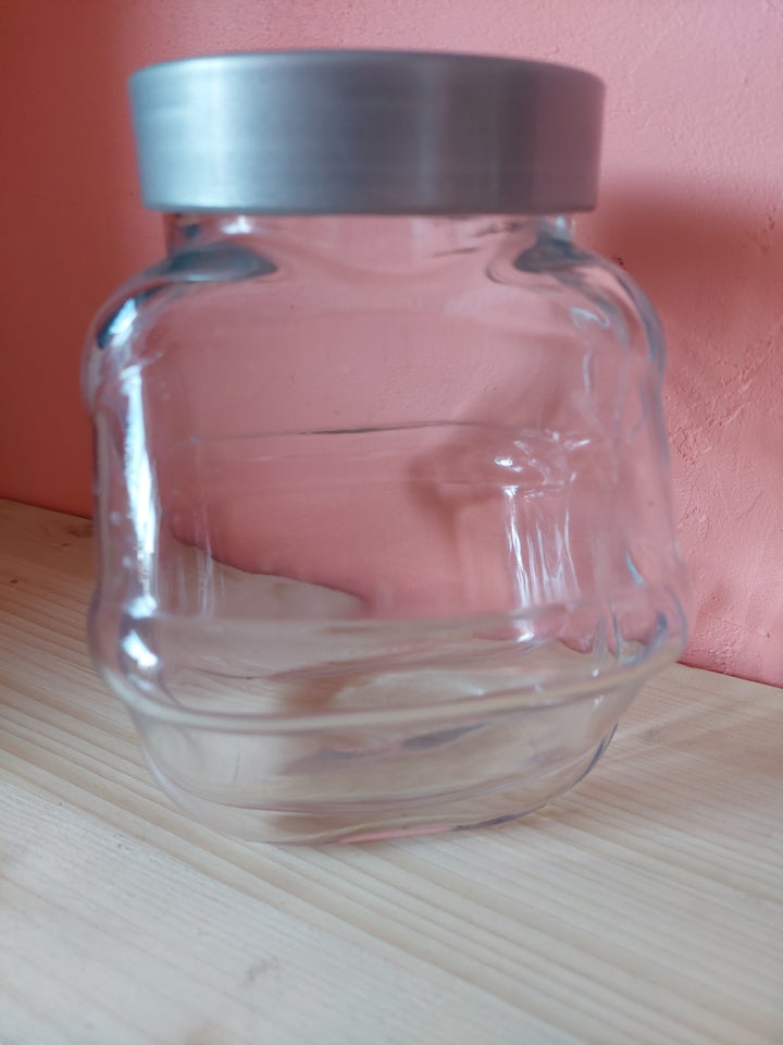 opbevar/sylteglas, stor glas, stor glas med skruelåg