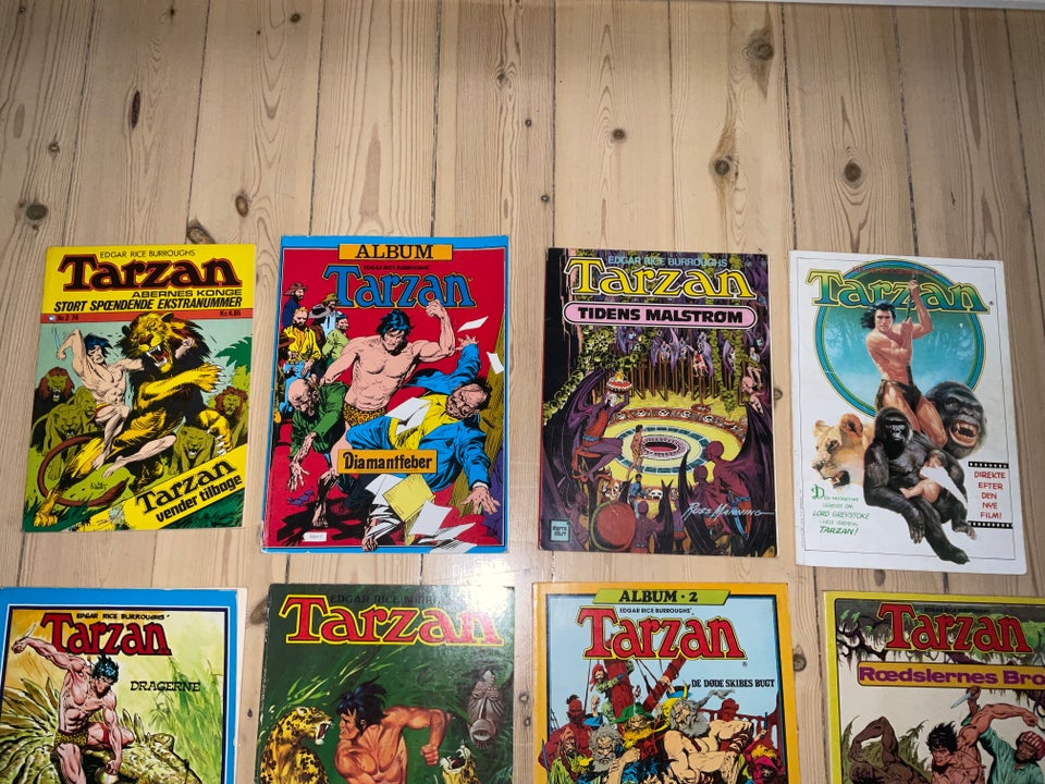 15 stk Blandet Tarzanhæfter, Tegneserie