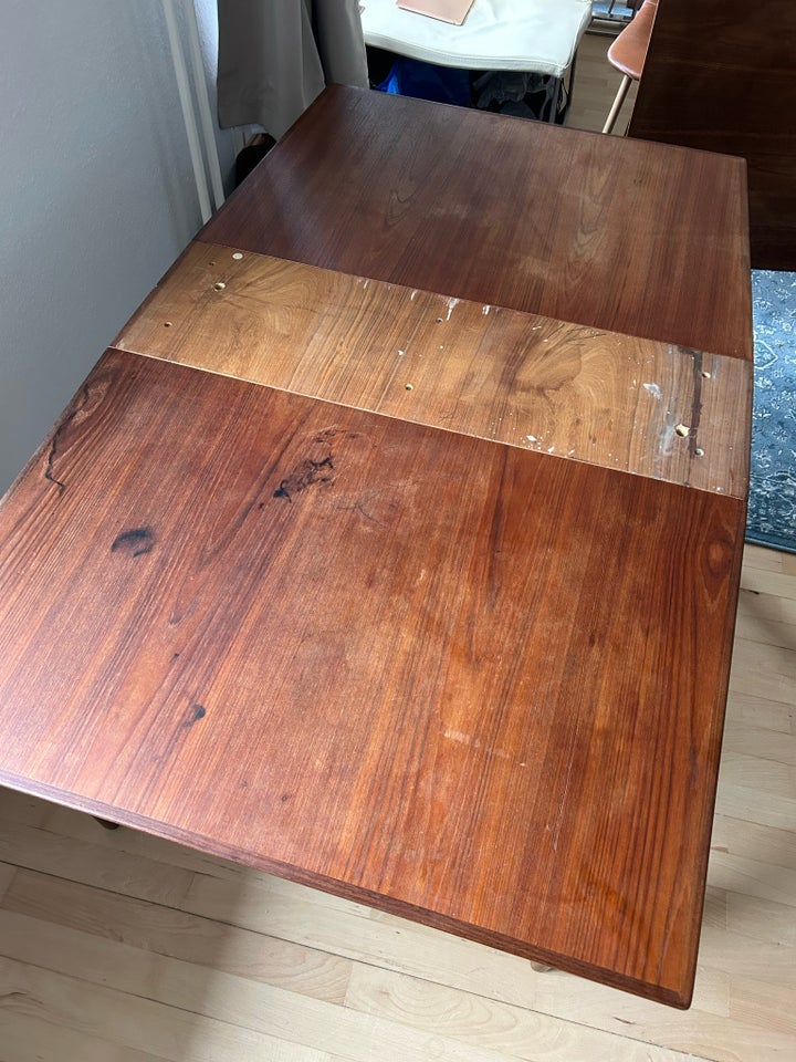 Spisebord, Tæk træ, b: 91 l: 239