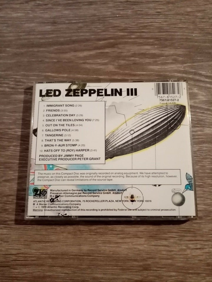 Led Zeppelin : 3, rock