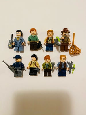 Lego Minifigures, Blandet, 8 Jurassic World Minifigurer.
Kan sendes.
Fra dyre- og røgfrit hjem.