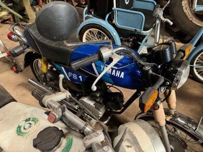 Yamaha FS1 , 1989, 1928 km, Blå, Original FS1 aldrig renoveret, 1928 km fra ny! Står starter og går 