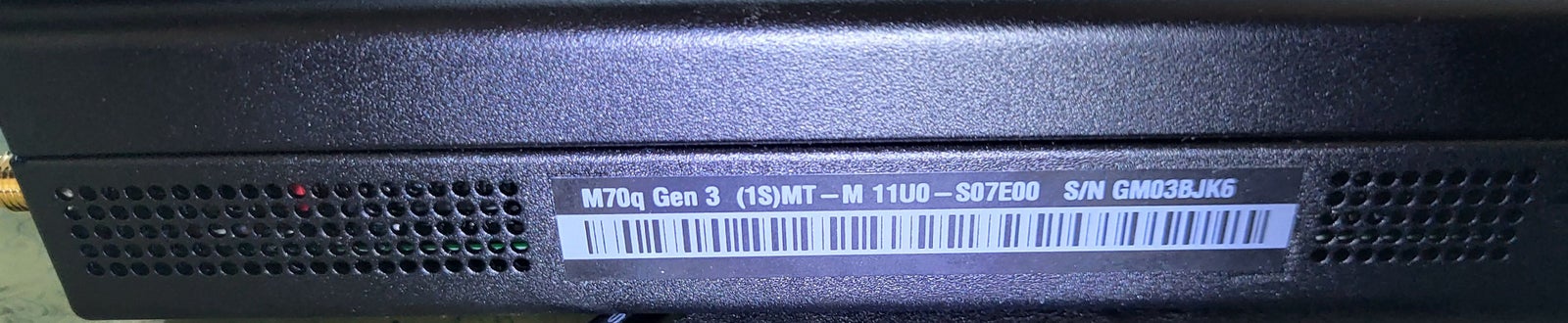 Lenovo, M70q Tiny, Intel core i5 12400T Ghz