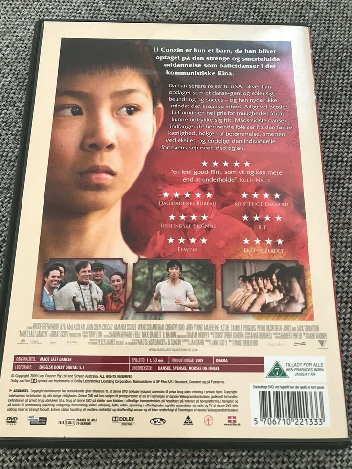 Maos sidste danser, DVD, drama