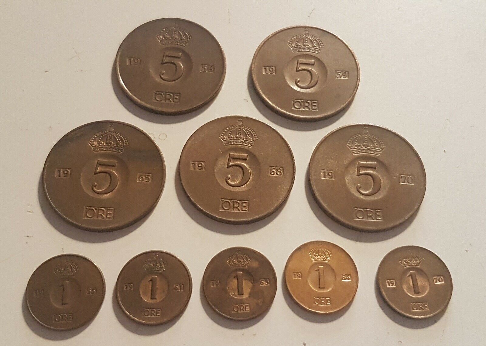 Skandinavien, mønter, 5 øre og 1 øre - dba.dk - og Salg af Nyt og Brugt