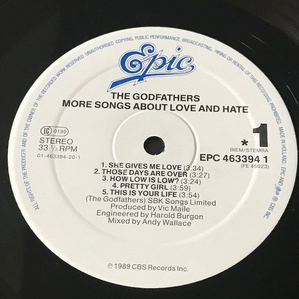 LP, The Godfathers, More Songs About Love & Hate
