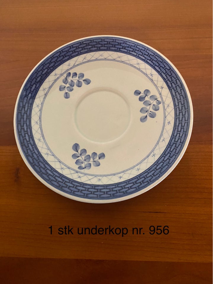 Fajance, Tranquebar underkopper, Royal Copenhagen