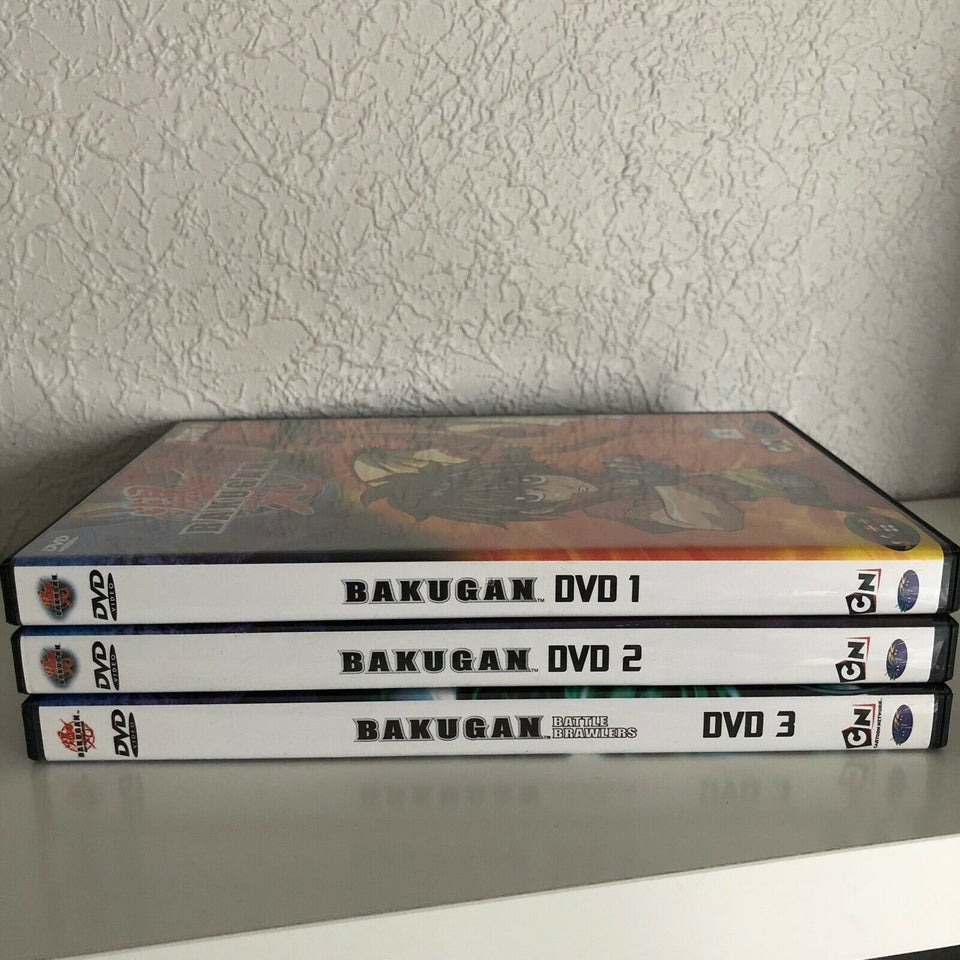 Bakugan 1-2-3, instruktør Bakugan, DVD