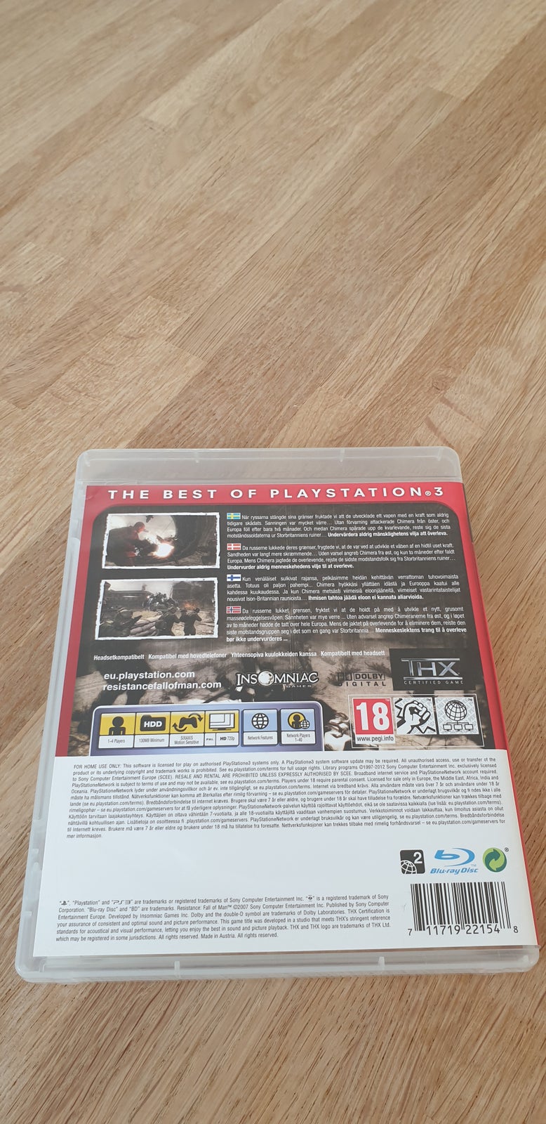 RESISTANCE – Fall Of Man (Med manual), PS3, FPS