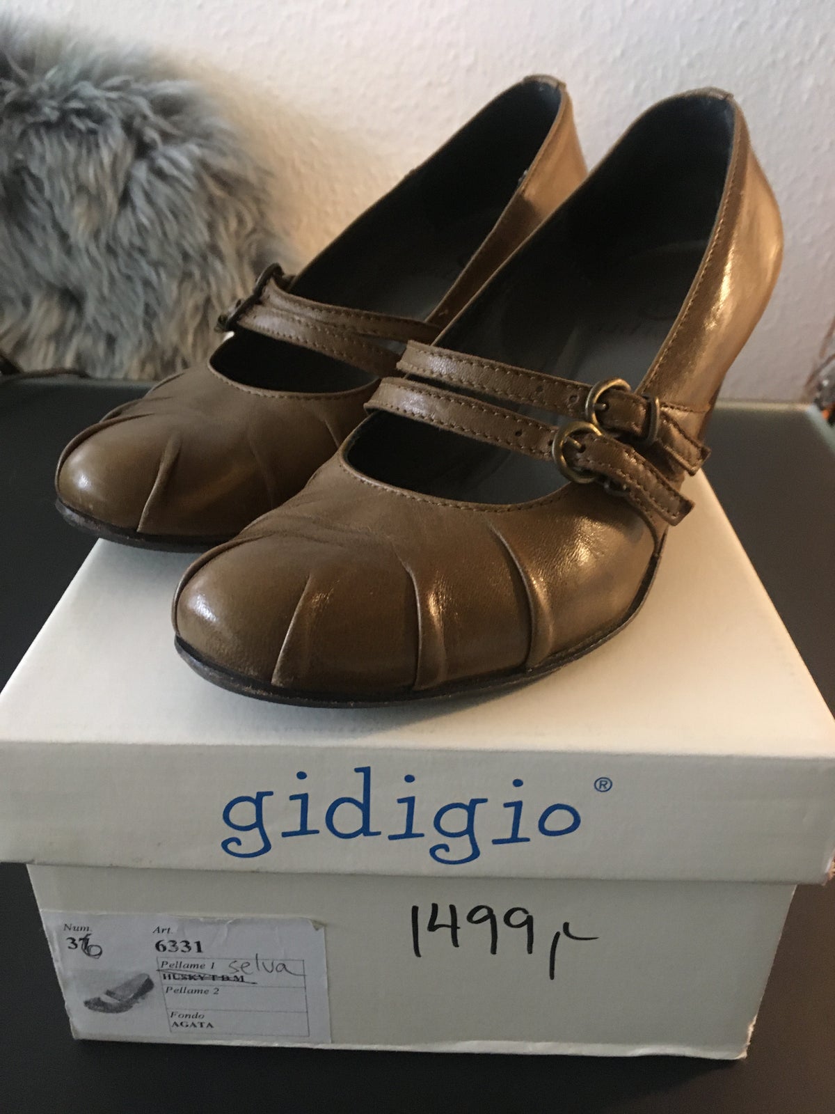 Pumps, str. 36, Gidigio - italienske sko - Nypris 1.499,- dba.dk – Køb og Salg af Nyt Brugt