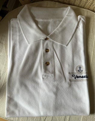 T-shirt, Venezia, str. XL, Kortærmet t-shirt sælges - aldrig brugt.

Str: XL
Farve: hvid

Kommer fra