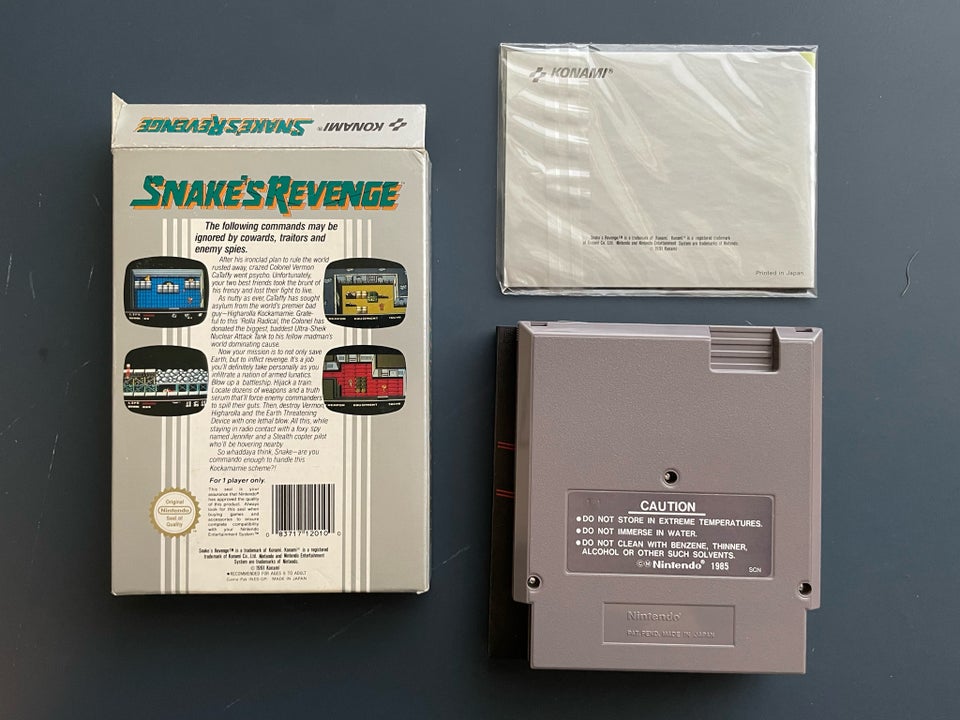 Snakes Revenge, NES spil cib scn, super stand