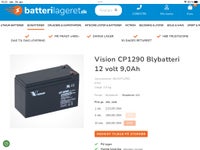 El-Scooter Vision batteri 2024, 2024