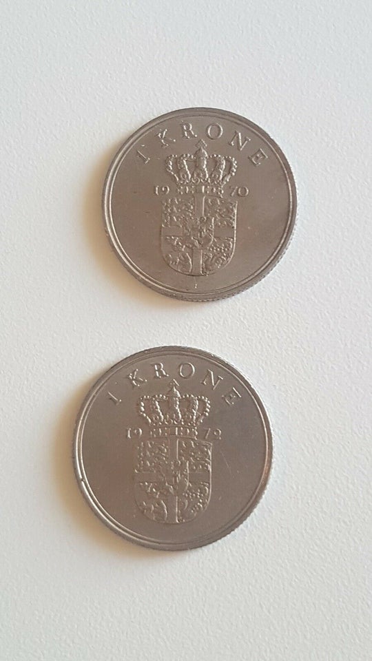 Danmark, mønter, 1 krone