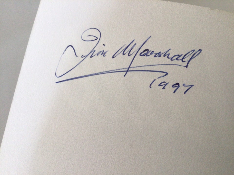 MARSHALL BOOK , By MICHAEL DOYLE 1993 med original autograf