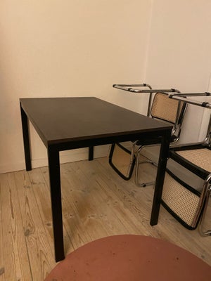 Spisebord, Ikea Vangsta, b: 75 l: 120, Ikea vangsta spisebord med udtræk. Kan blive 180cm lange mege