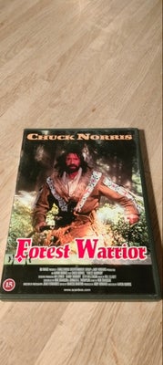 Forest Warrior (Vildmanden), instruktør Aaron Norris, DVD, action, /Eventyr/Komedie. Fra 1996.
Med b