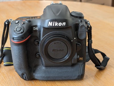 Nikon D4, spejlrefleks, 16,4 megapixels, Perfekt, OBS! KUN henvendelser på SMS! Opkald besvares ikke