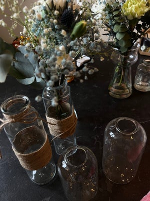 Små vase til at pynt bord til fest, Små vaser til at pynt på bord, passer til fest - bryllup , konfi