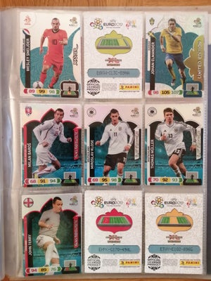 Samlekort, Special fodboldkort UEFA Euro 2012 Adrenalyn, Min søn har følgende UEFA Euro 2012 Adrenal