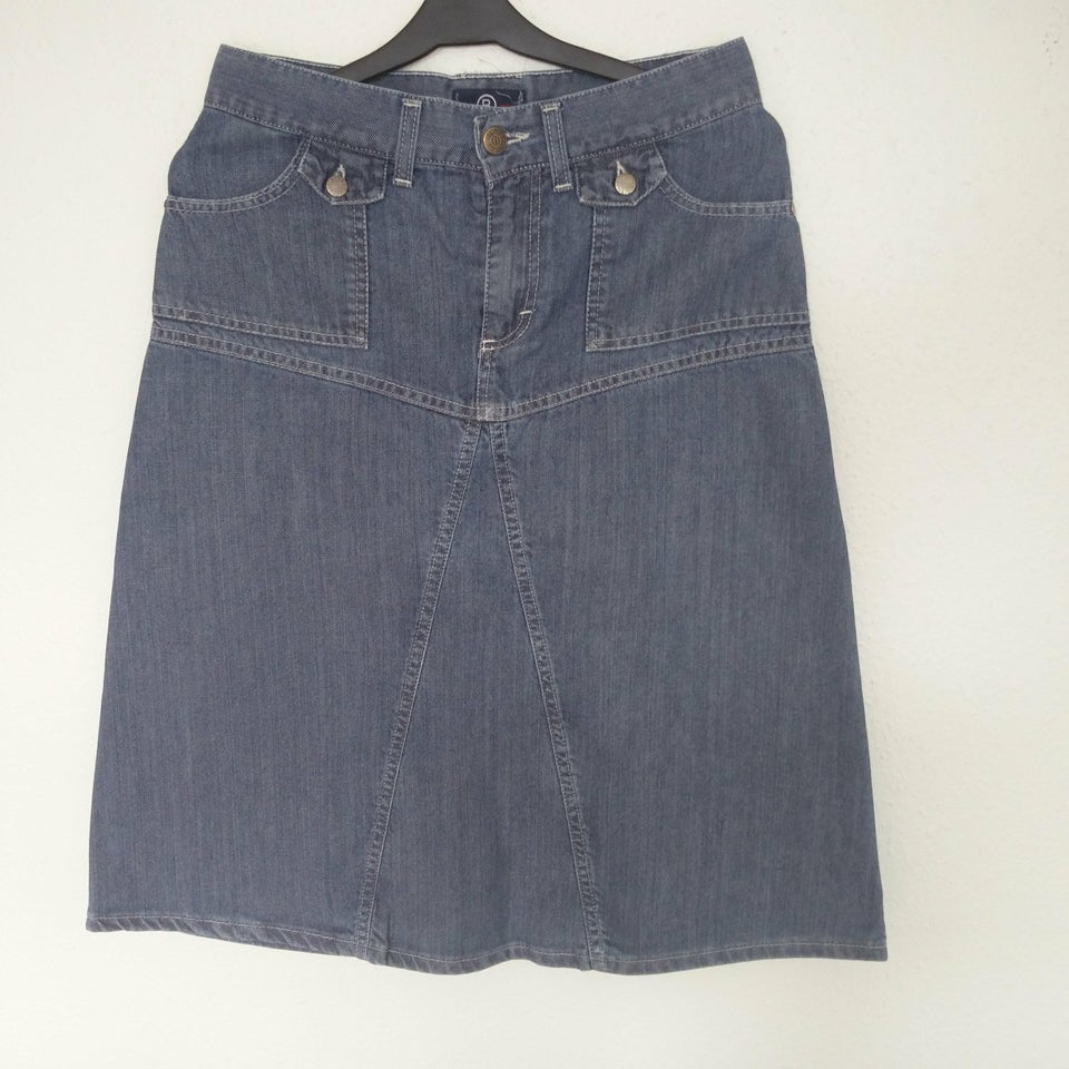 Cowboy nederdel, str. 34, Basic Jeans By Bessie