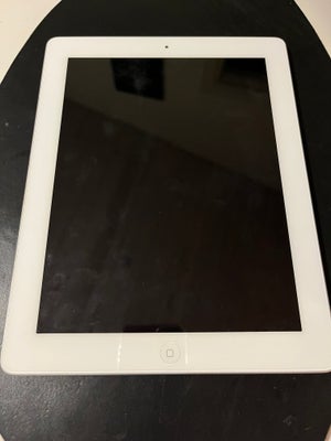 iPad 3, 64 GB, hvid, God, iPad, primo 2012, hvid, model A1416, wifi, 64gb, fin stand med oplader sti