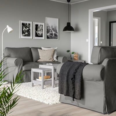 Sofa, stof, 2 pers. , Ikea ‘Ektorp’, Sofaen fejler ingenting, men trænger til et nyt betræk. Dette k