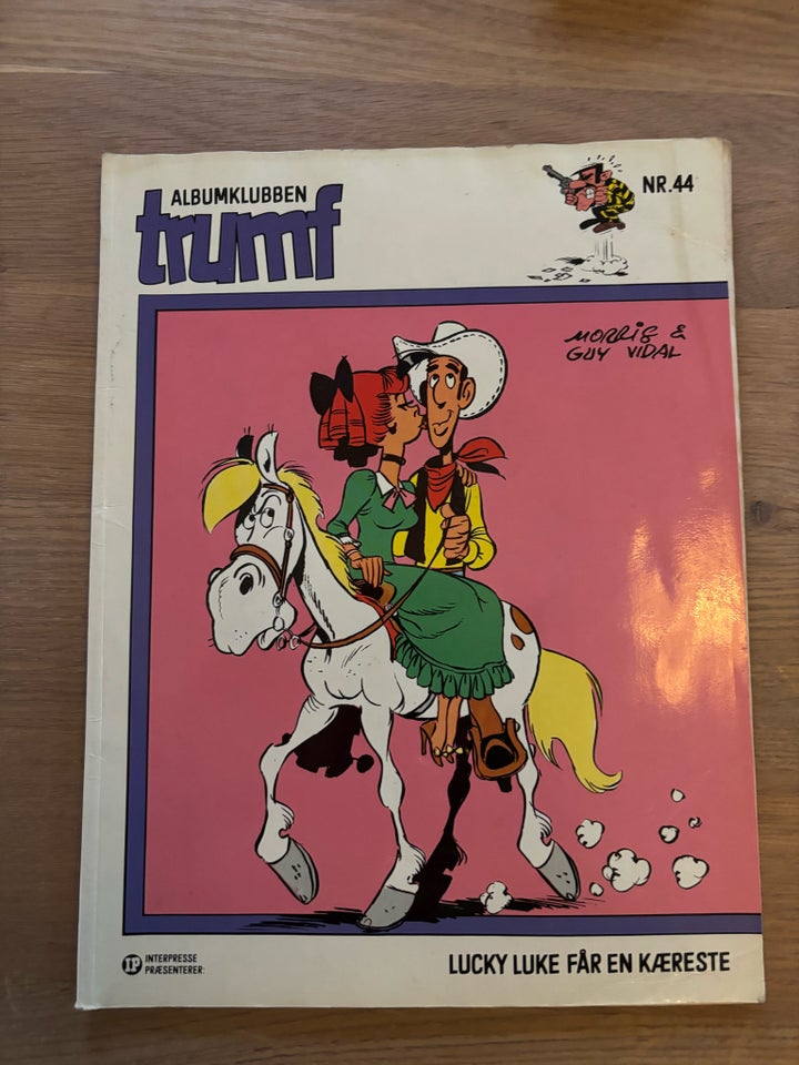 Lucky Luke får en kæreste, Morris, Tegneserie