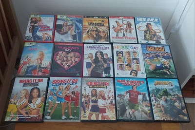 FAMILIEFILM, instruktør DIVERSE, DVD, familiefilm, Sælger diverse familiefilm, brugte,  til 10 kr pr