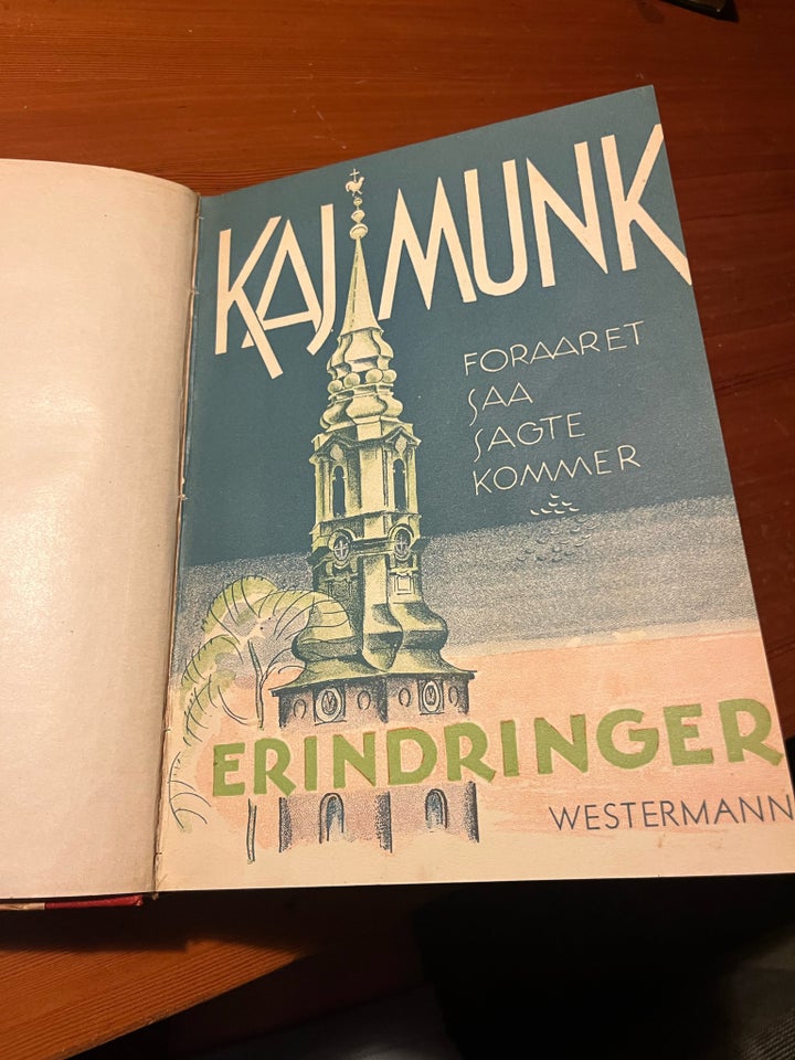 Foråret saa sagte kommer, Kaj Munk, genre: biografi