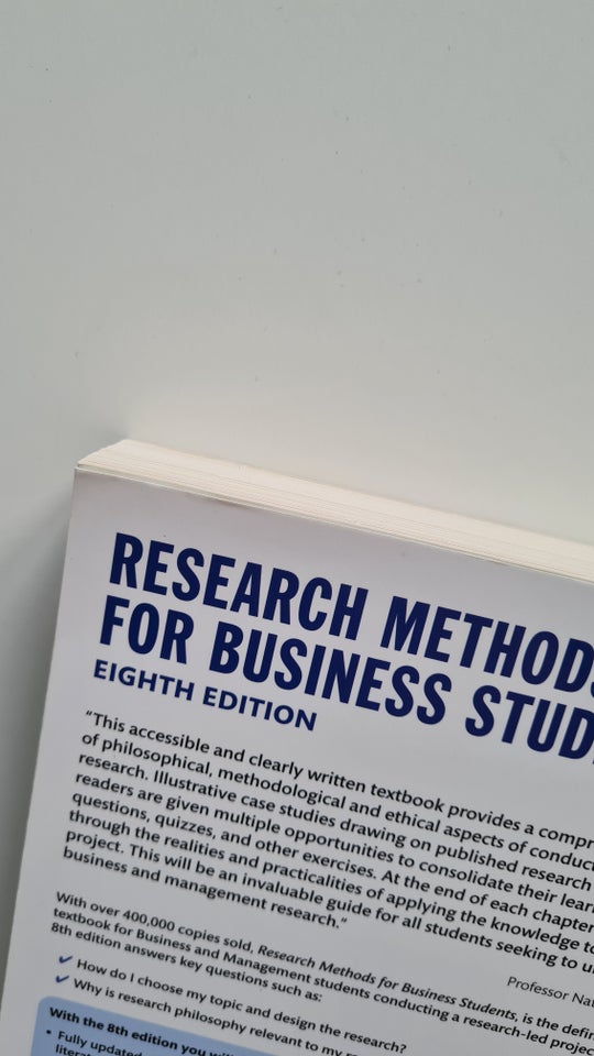 Research Methods for Business Students, Mark Saunders,