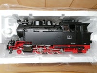 Modeltog, LGB Damplokomotiv + vogne, skala 1:22,5