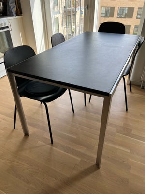Spisebord, Aluminium  linoleum , Hay T12, b: 80 l: 160, Super lækkert spisebord i gode materialer