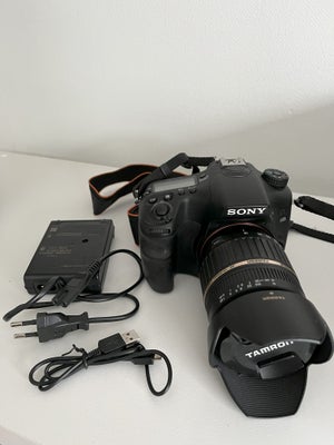 Sony, Sony, spejlrefleks, 2.2 megapixels, Perfekt, Sony SLT-A68 spejlrefleks kamera.
Indbygget stabi