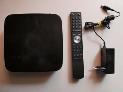 HUMAX, YouSee tv-boks YS-4000 med fjernbetjening og strømforsyning . 4K og op til 250 timers optagel