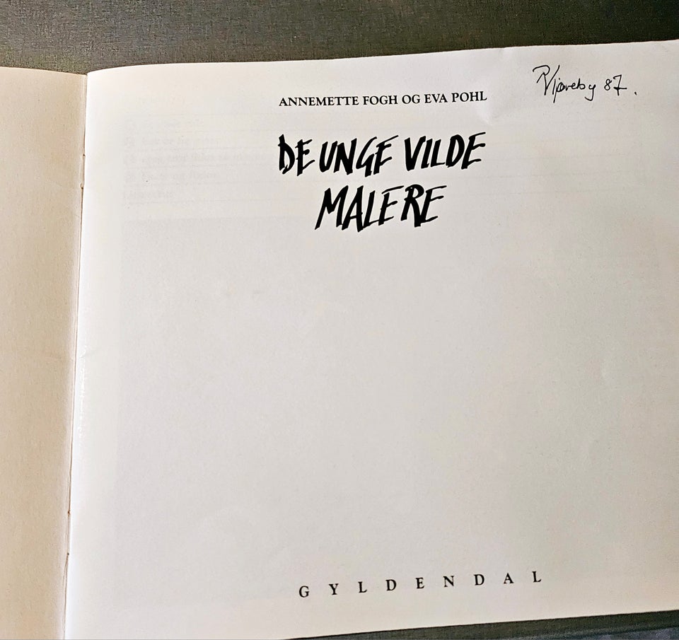 De unge vilde malere, emne: kunst og kultur