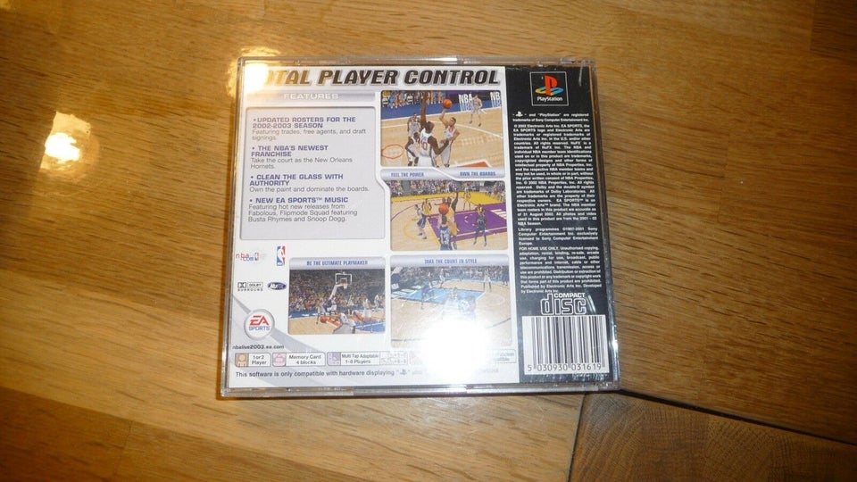 NBA Live 2003, PS, sport
