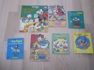 Små Disney bøger, Walt Disney, Vore venner i Andeby ER UDEN BÅND 1986
Dunbo og Mickey Mouse 
Seks sm