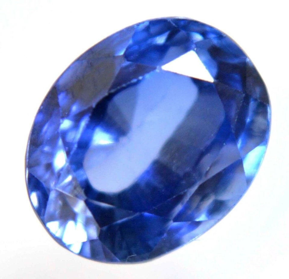 Andet smykke, ædelsten, 5.20Ct safir SriLanka blå