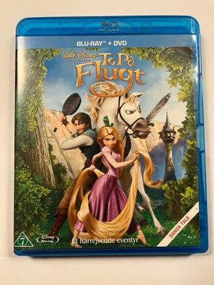 To på flugt, instruktør Walt Disney, Blu-ray, animation, To på flugt. Disney Tangled. Rapunzel. Blu-