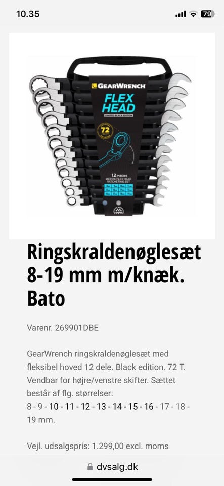 Ringskraldesæt, Gearwrench/Bato