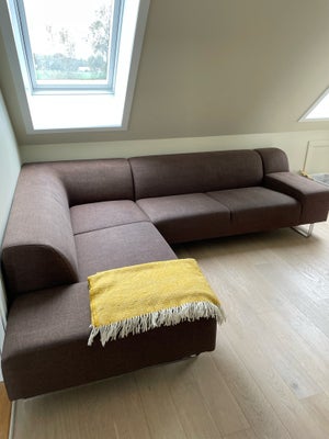 Chaiselong, stof, 6 pers. , Bolia, 6 personers sofa fra Bolia, med “open end” i venstre side. 
Model